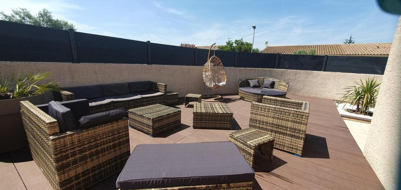 La Villa De L'Olivier Piscine Privee Et Parking การ์กาซอน ภายนอก รูปภาพ